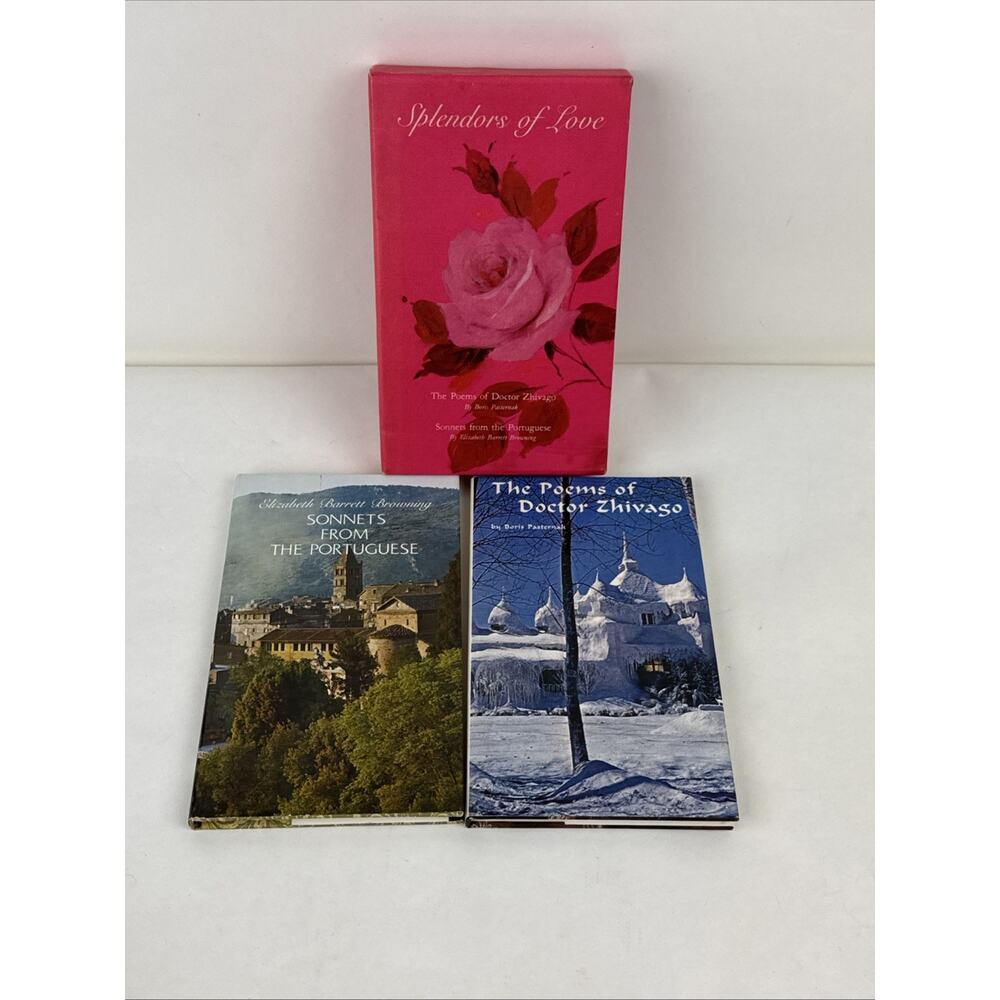 Poetry Book Sonnets Splendors of Love Hallmark 1967 Elizbeth Barrett Browning